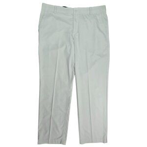 Nike Dri-Fit Mens Standard Fit Beige Polyester Lightweight Golf Pants 36x30